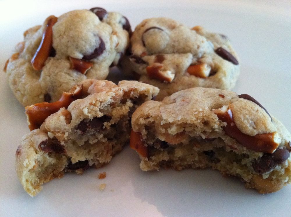 punctuation Chocolate Peanut Butter Pretzel Cookies