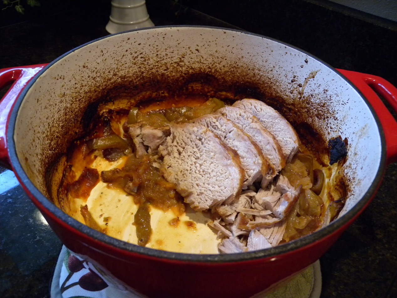 Adrift On The Lake Pork Roast in my new dutch oven!