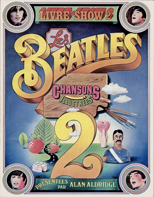 Les Beatles. Livre-show des chansons illutrées 2 tomes. Alan Aldridge - Scan: madbeatle46