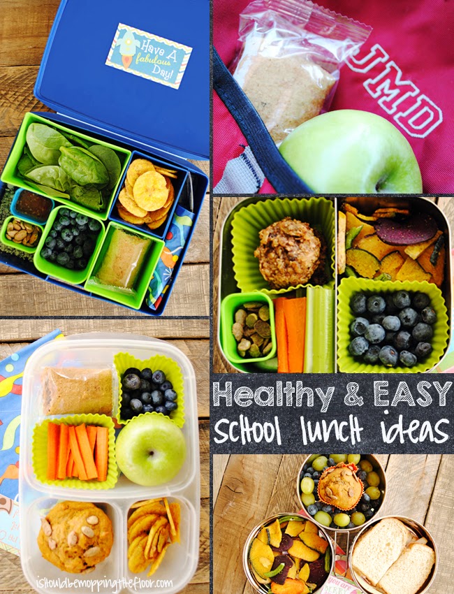 Healthy and EASY School Lunch Ideas | i should be mopping the floor