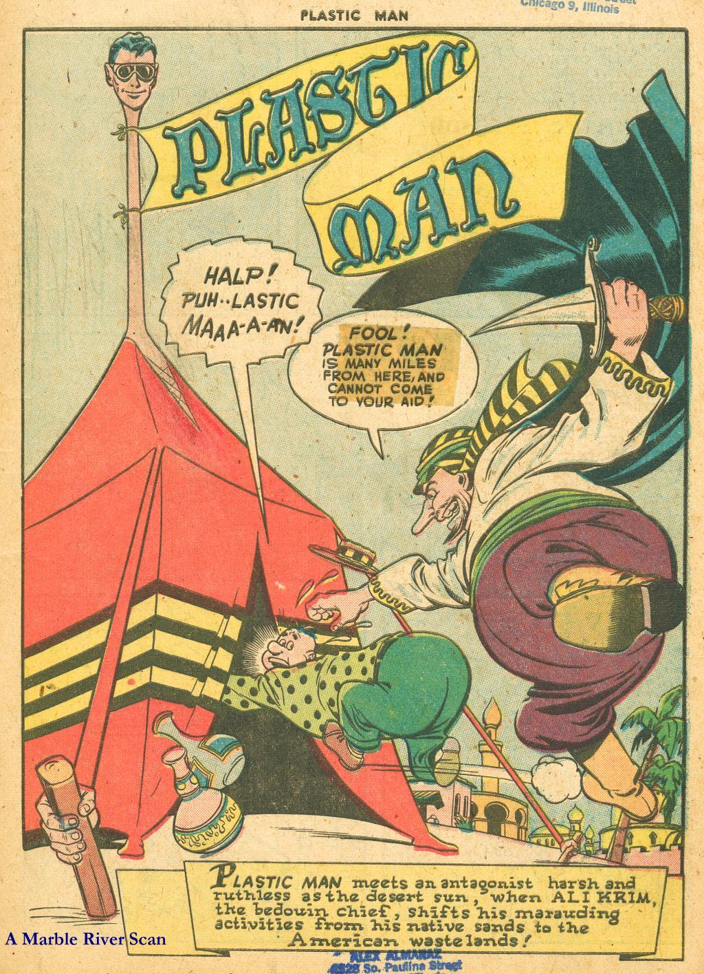 Read online Plastic Man (1943) comic -  Issue #10 - 3