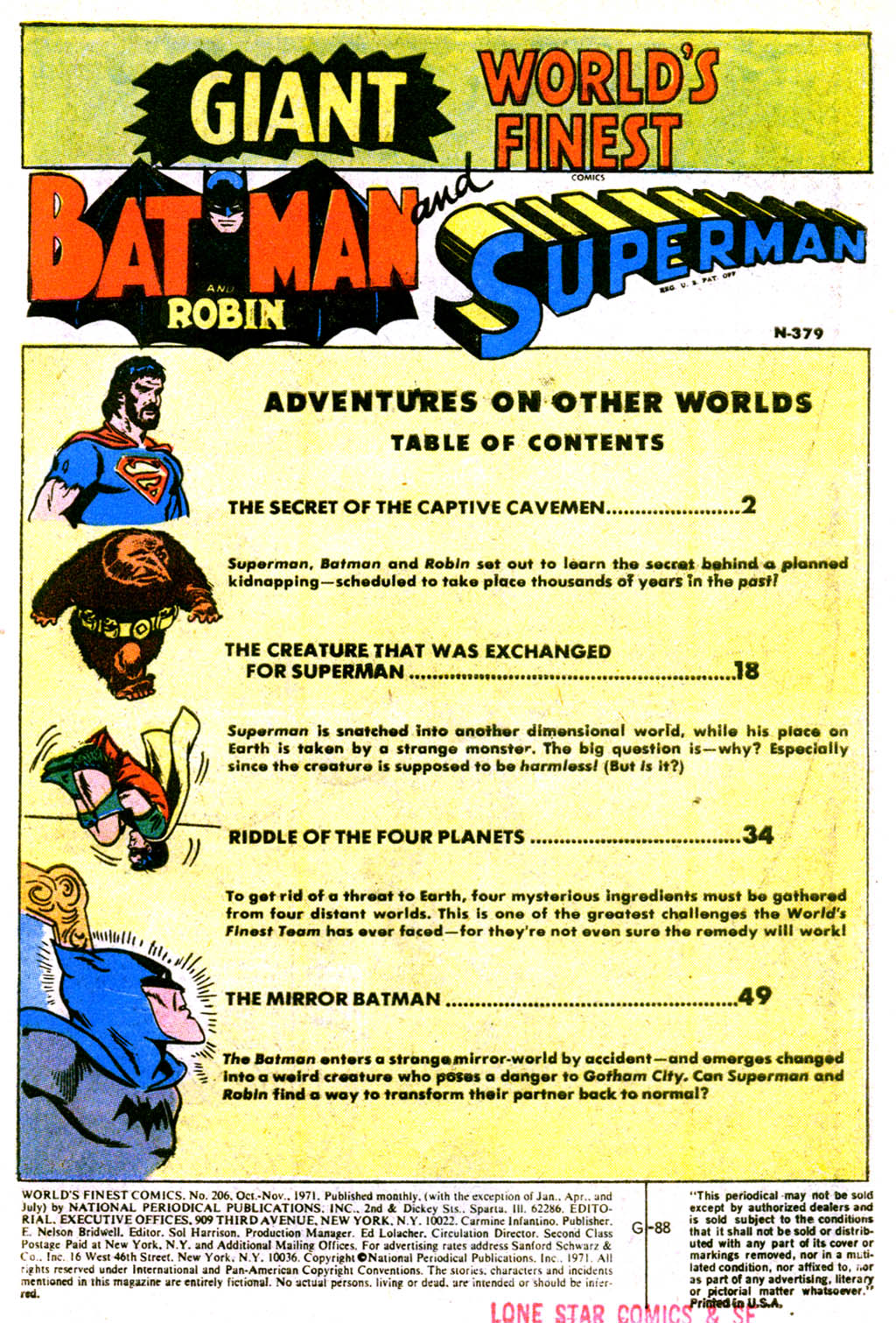 Read online World's Finest Comics comic -  Issue #206 - 2