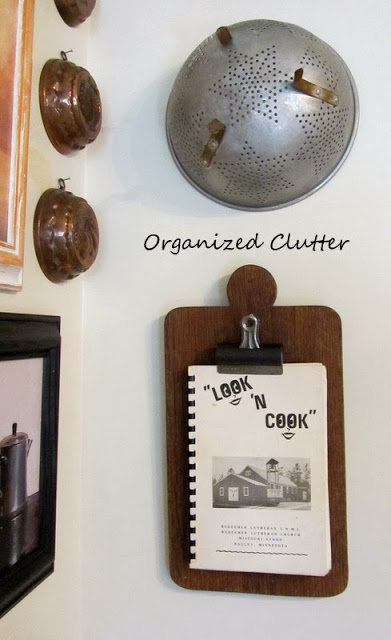 Thrift Shop Cutting Board Re-Purpose/Up-Cycles organizedclutter.net