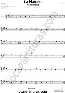  Horn Sheet Music for Morning Mood Classical Music Scores