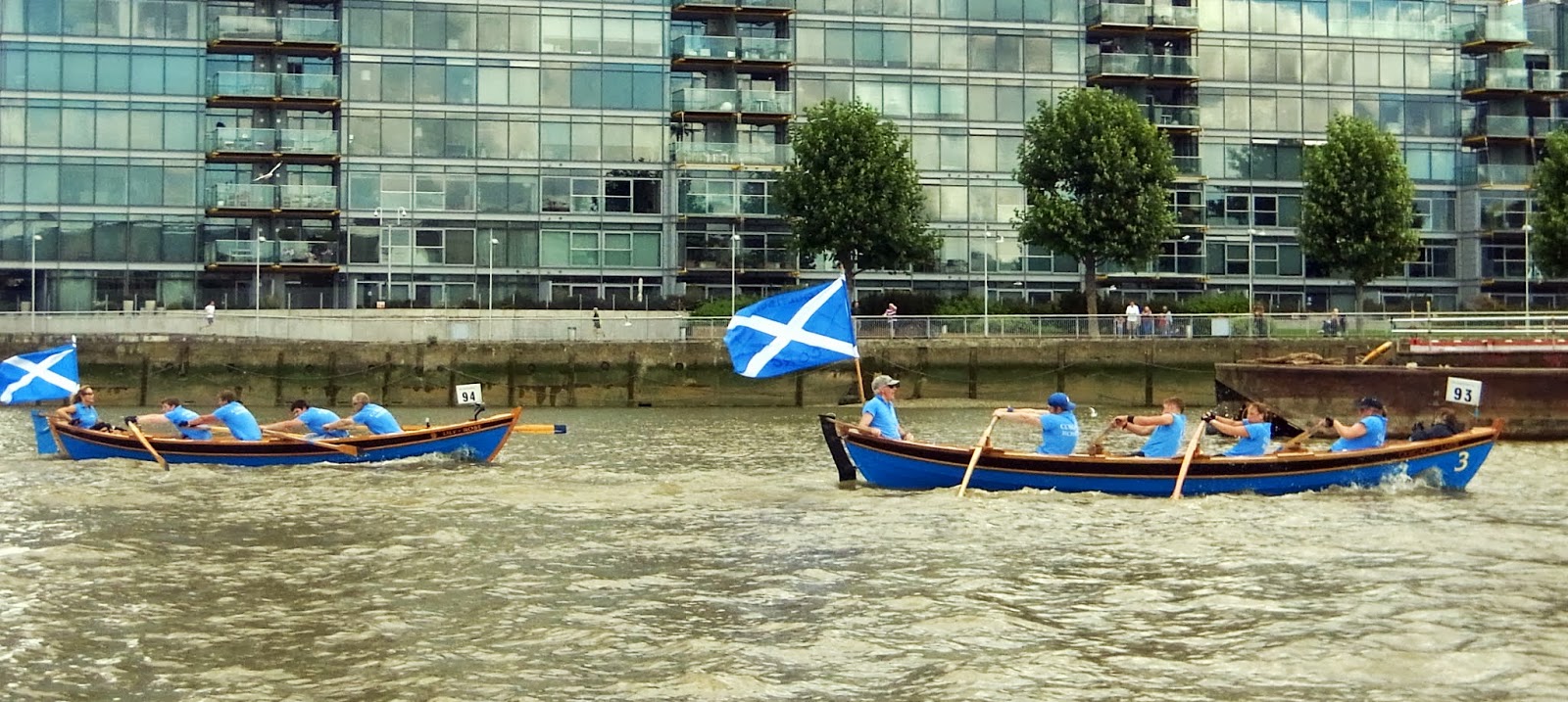 Good Luck at The Great River Race | The Scottish Coastal Rowing Association