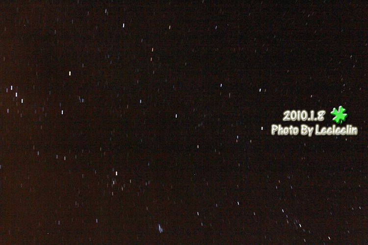 廬山銀河流星夜景|觀月山莊星軌拍攝