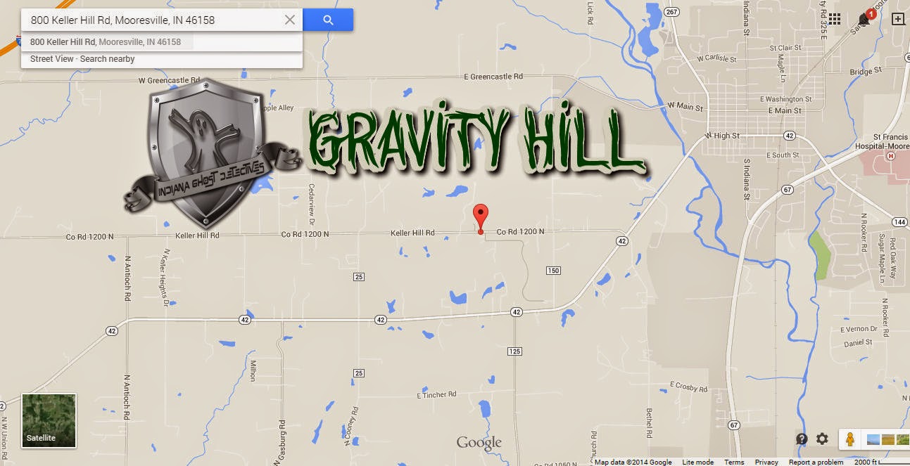 Gravity Hill Mooresville Indiana Indiana Ghost Detectives