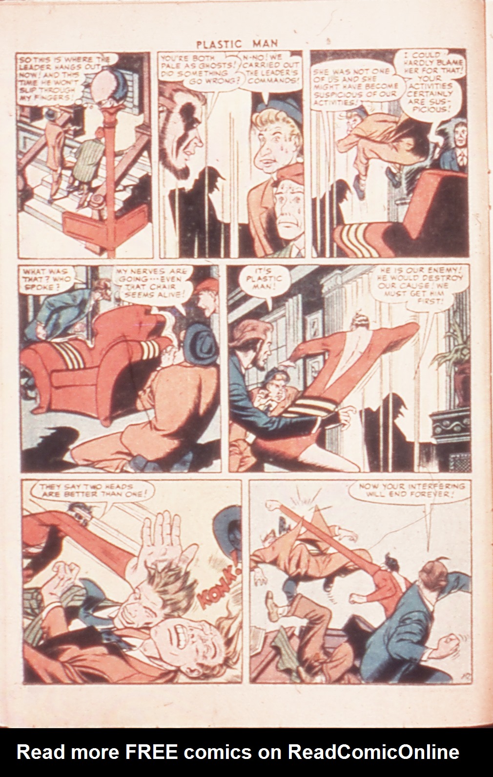 Read online Plastic Man (1943) comic -  Issue #59 - 12