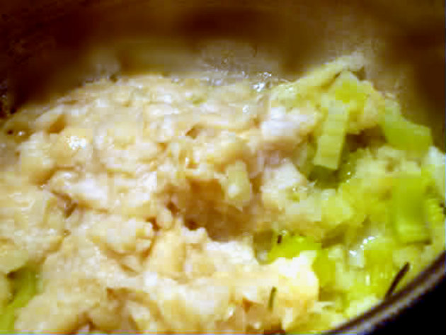 add puree to sautéed onion