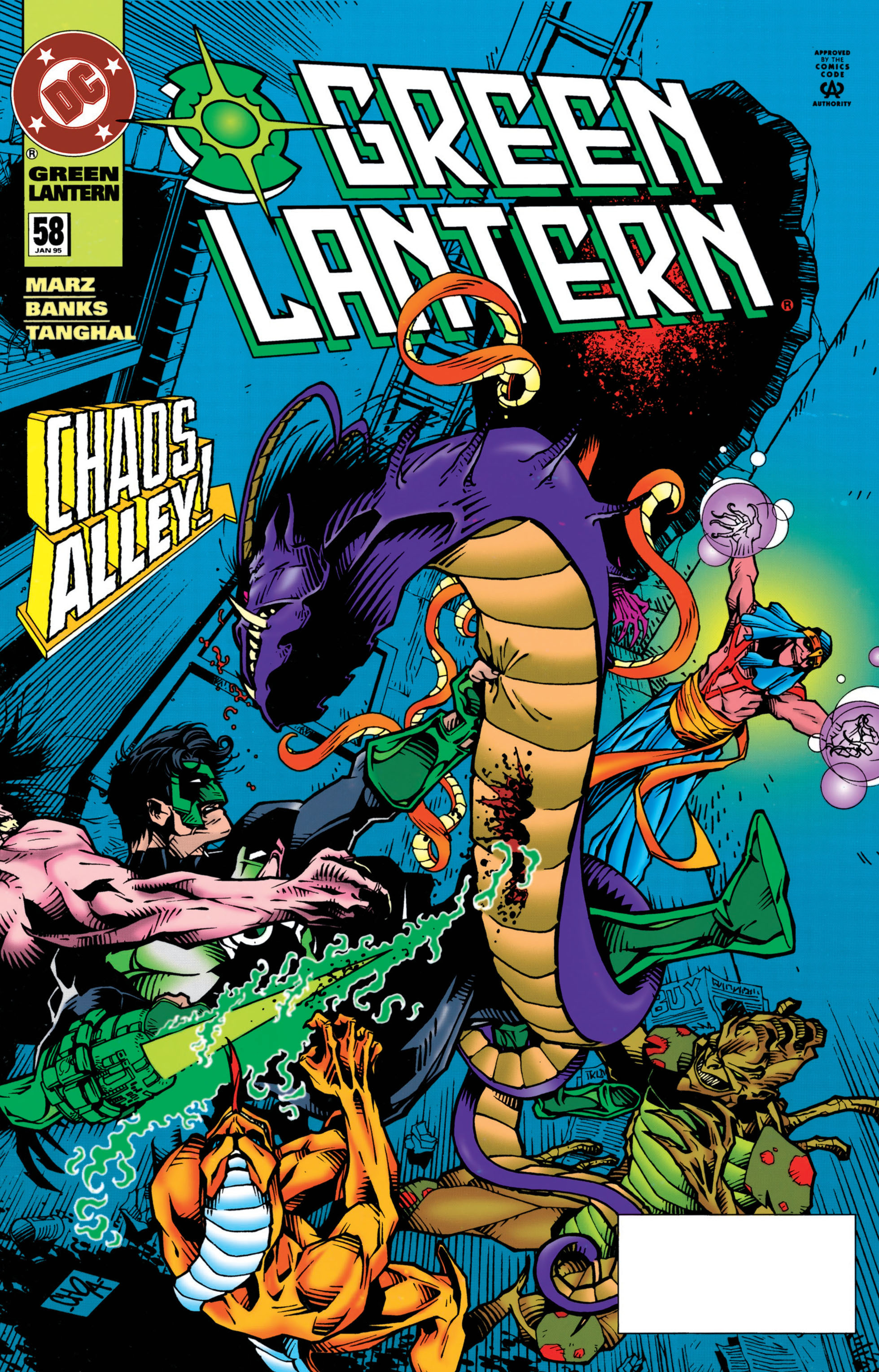 Read online Green Lantern (1990) comic -  Issue #58 - 1