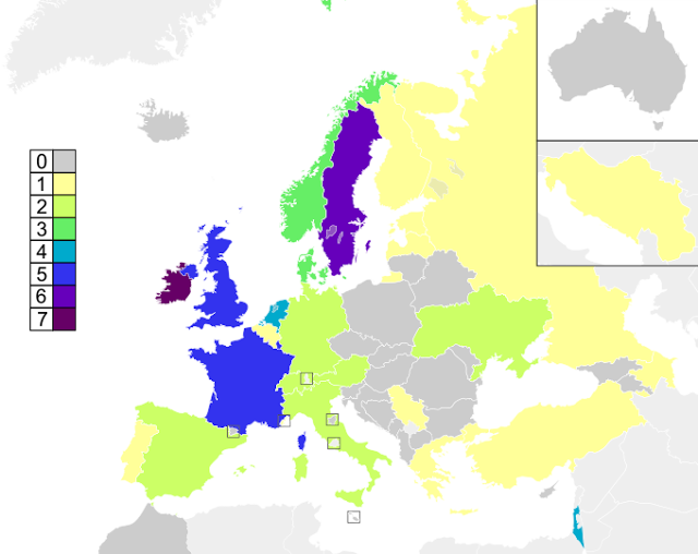 number of times germany has won eurovision