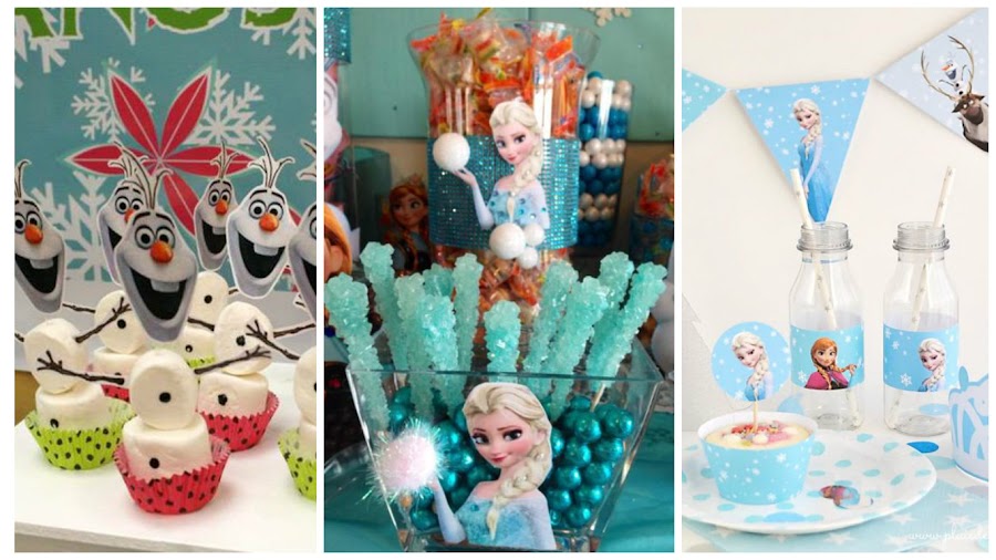 Grande As Ánimo Imprimibles y manualidades para decorar un cumpleaños de frozen |  Manualidades