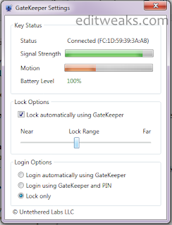 Gatekeeper - Automatically Lock & Unlock Your PC