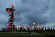 Outdoor/Street scenes from the 2012 London Olympics (london olympic stadium and orbit)