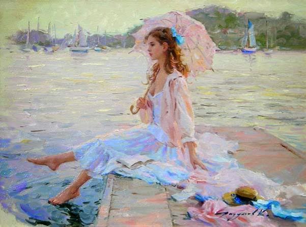 Konstantin Razumov e suas pinturas com sensualidade e elegância 