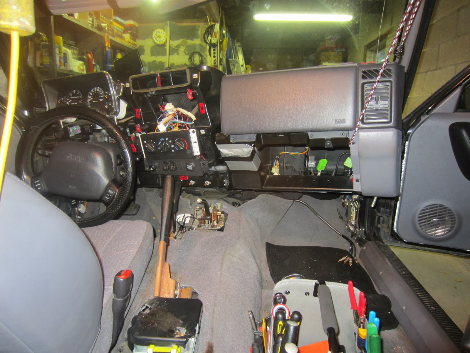 Just Another Silly Blog: 1998 Jeep XJ Heater Core/ Evap Core Replacement