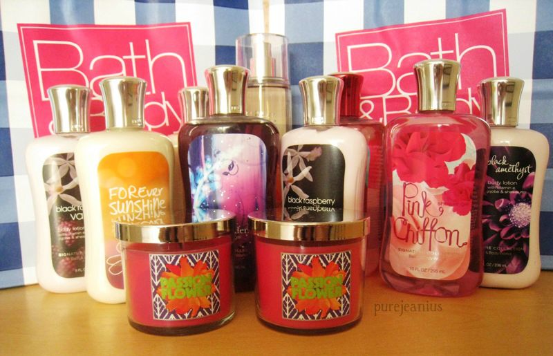 Bath & Body Works SemiAnnual Sale pure Jeanius