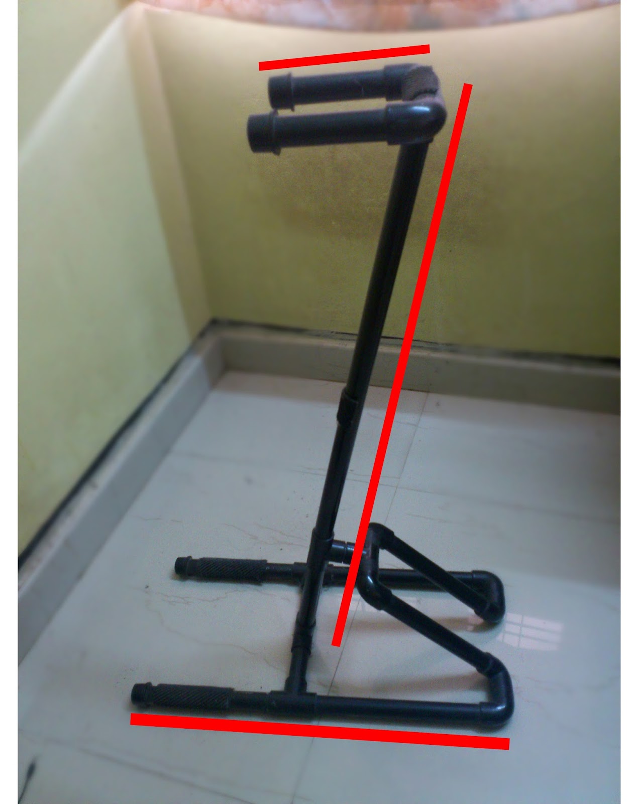 Makers DIY Make Your Own P.V.C Guitar Stand