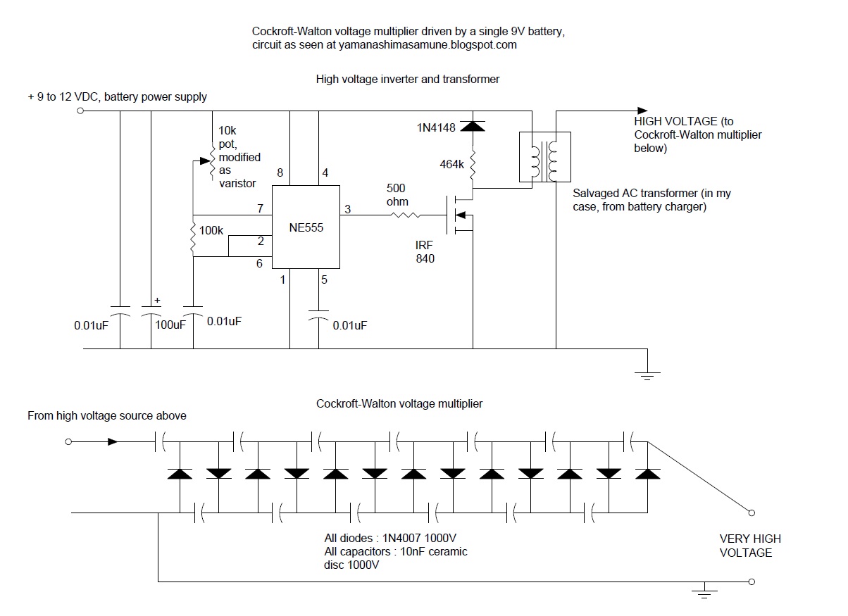 THORPNICS CockroftWalton voltage multiplier.