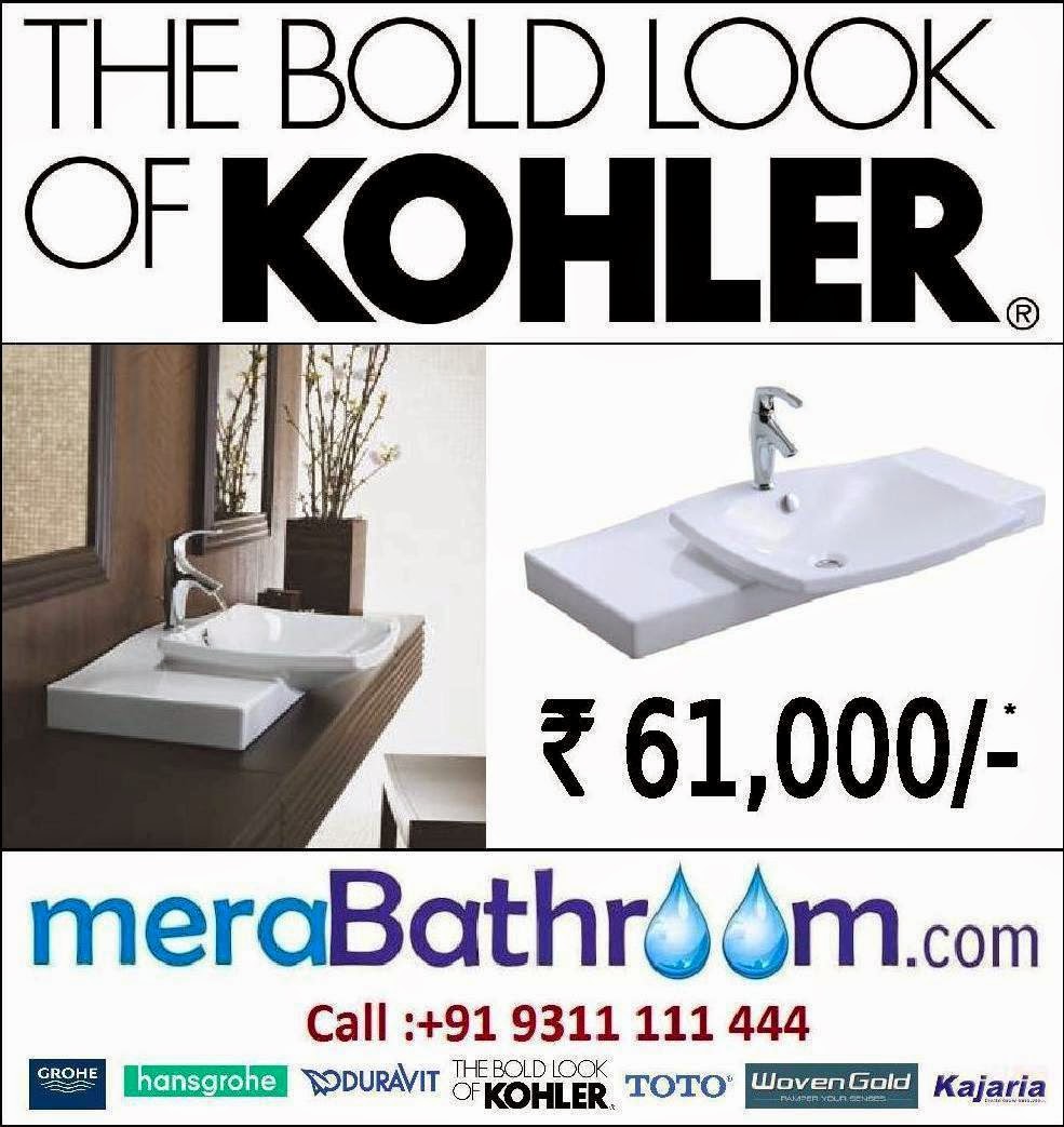 THE BOLD LOOK OF KOHLER Kohler Escale Wash Basin 1000mm
