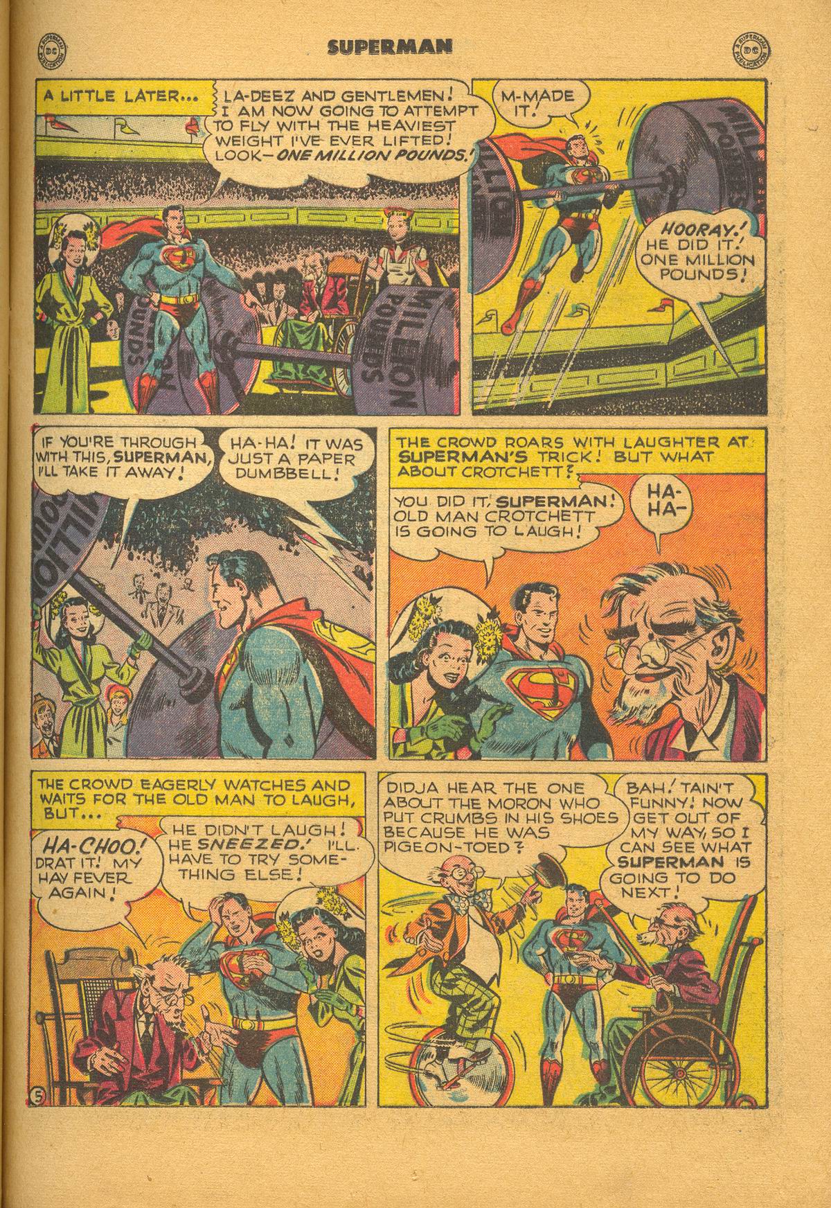 Read online Superman (1939) comic -  Issue #56 - 19