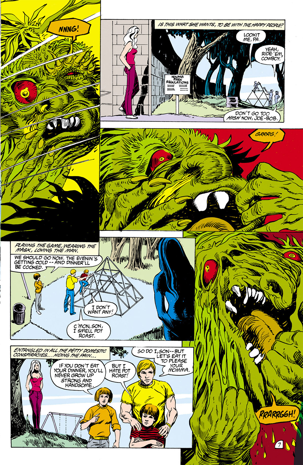 Read online Swamp Thing (1982) comic -  Issue #77 - 7