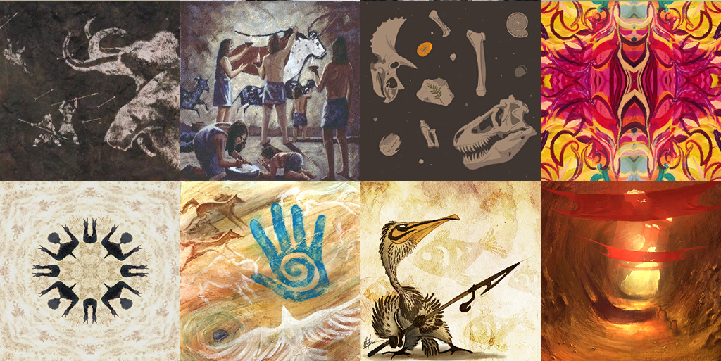 My Sims 4 Blog Prehistoric Default Replacement Paintings By