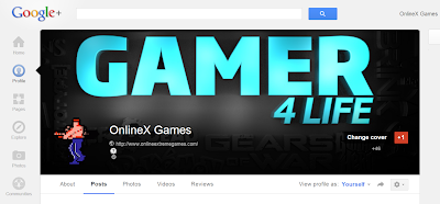 OnlineX Games Google Plus profile header OnlineX Games Google Plus profile header