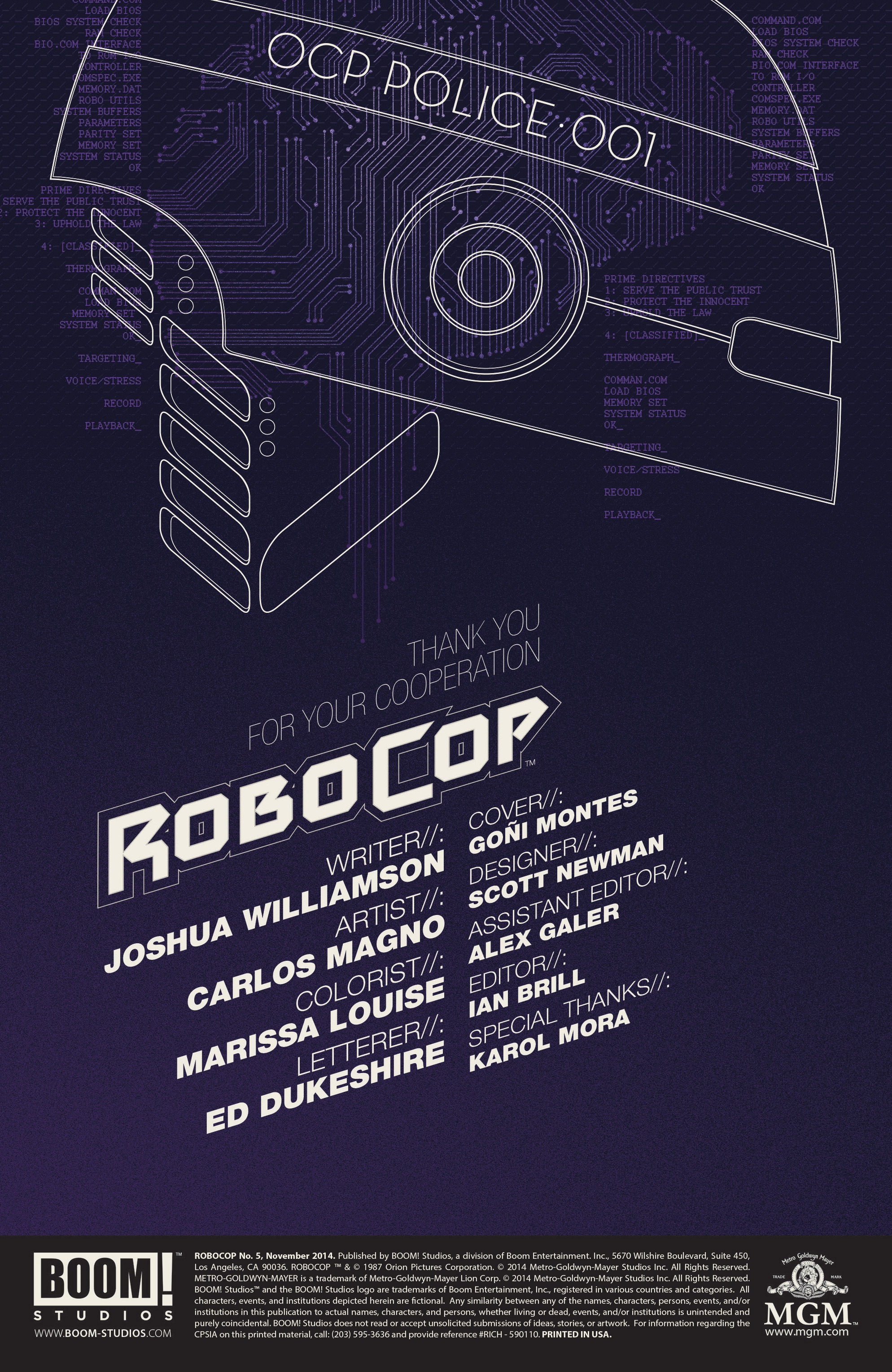Read online RoboCop (2014) comic -  Issue #5 - 2