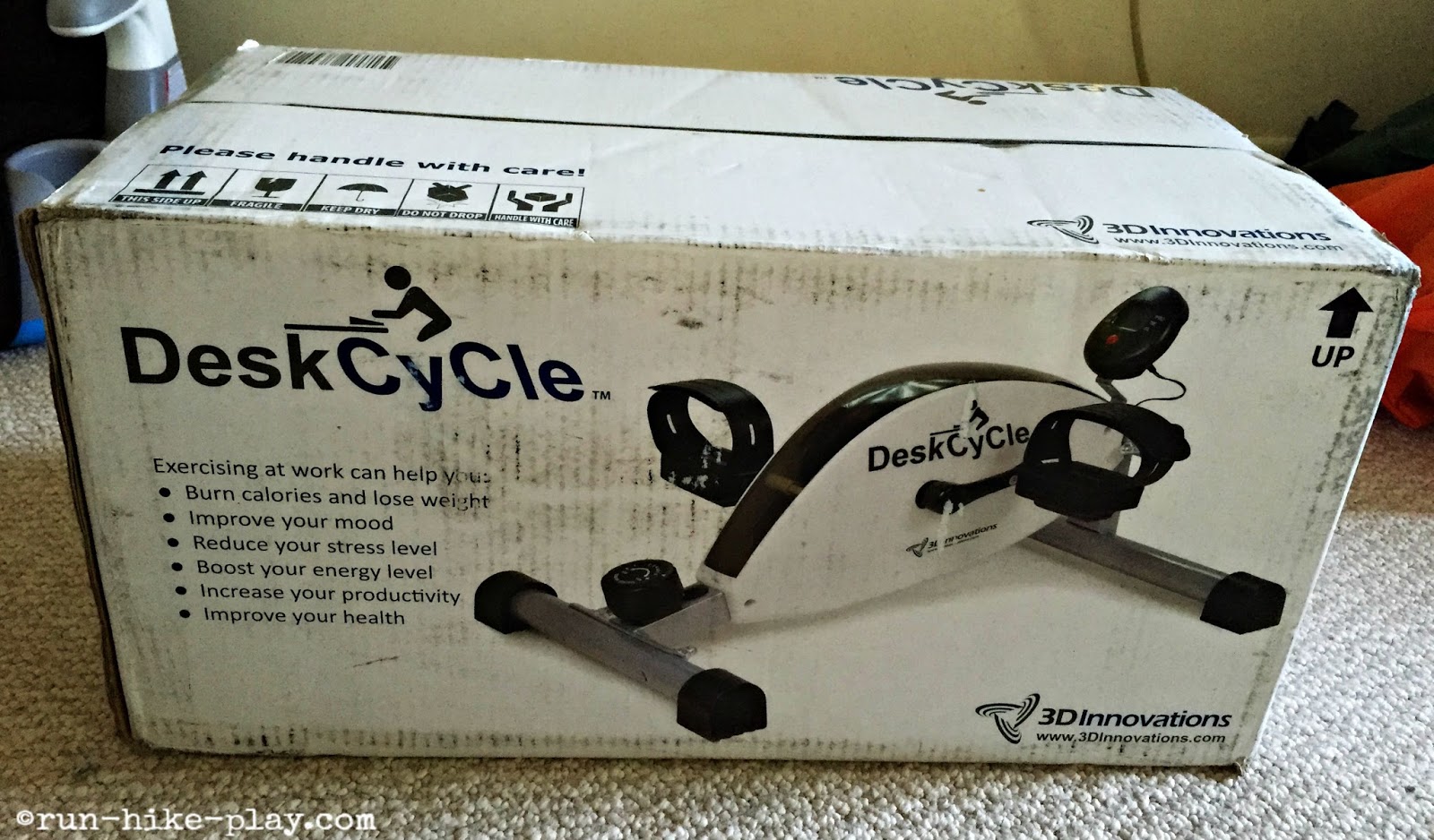 RunHikePlay DeskCycle Review Great Way to Stay Active at Home and Work