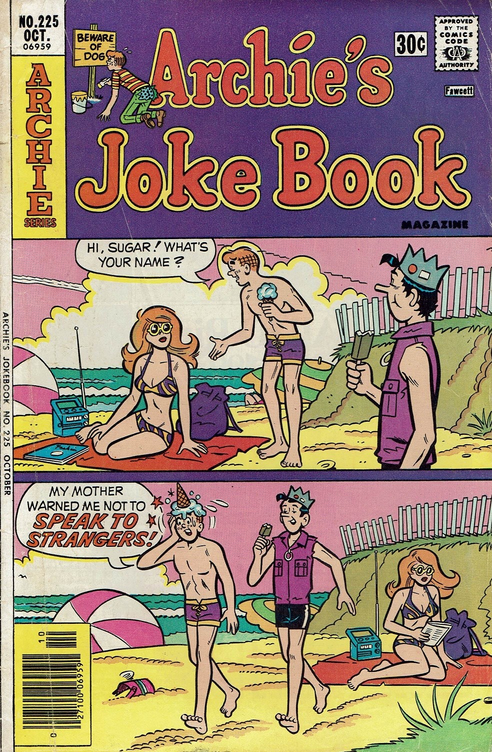 Read online Archie's Joke Book Magazine comic -  Issue #225 - 1