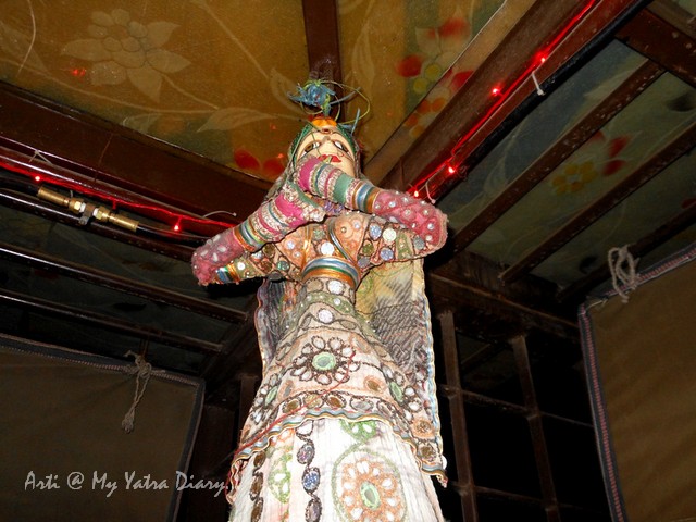A puppet hanging at the budget Hotel Kalyan, Jaipur, Rajasthan