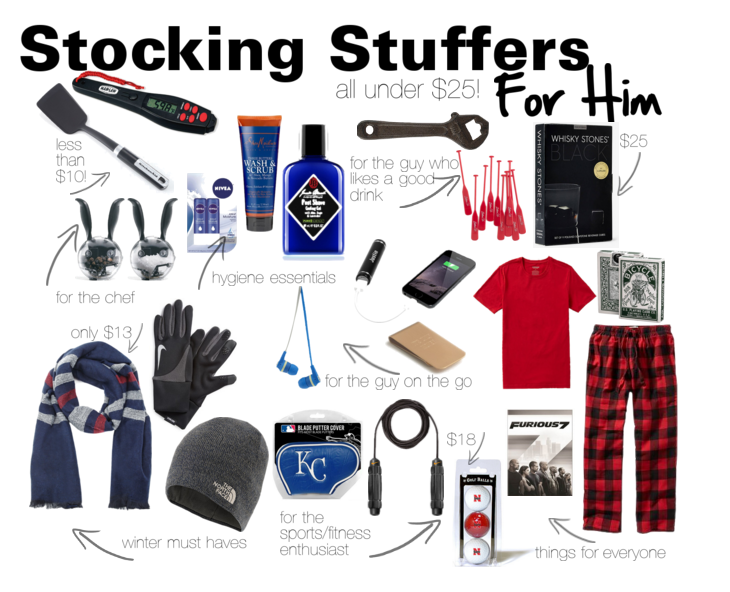 stocking stuffers for him all under $25