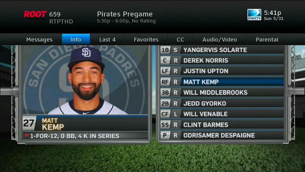 King Of TV Sat Collections DirecTV EPG HD Channel's (2015)