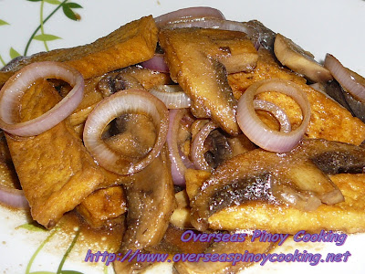 Mushroom and Tofu Bistek Style Mushroom and Tofu Bistek Style