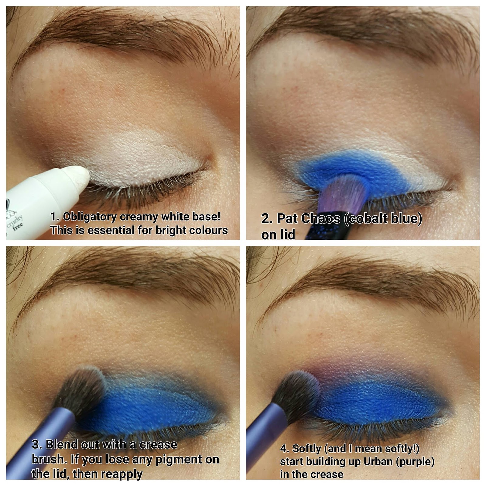 Cobalt Gradient Eye FT Urban Decay Electric Palette The Decadence Diaries