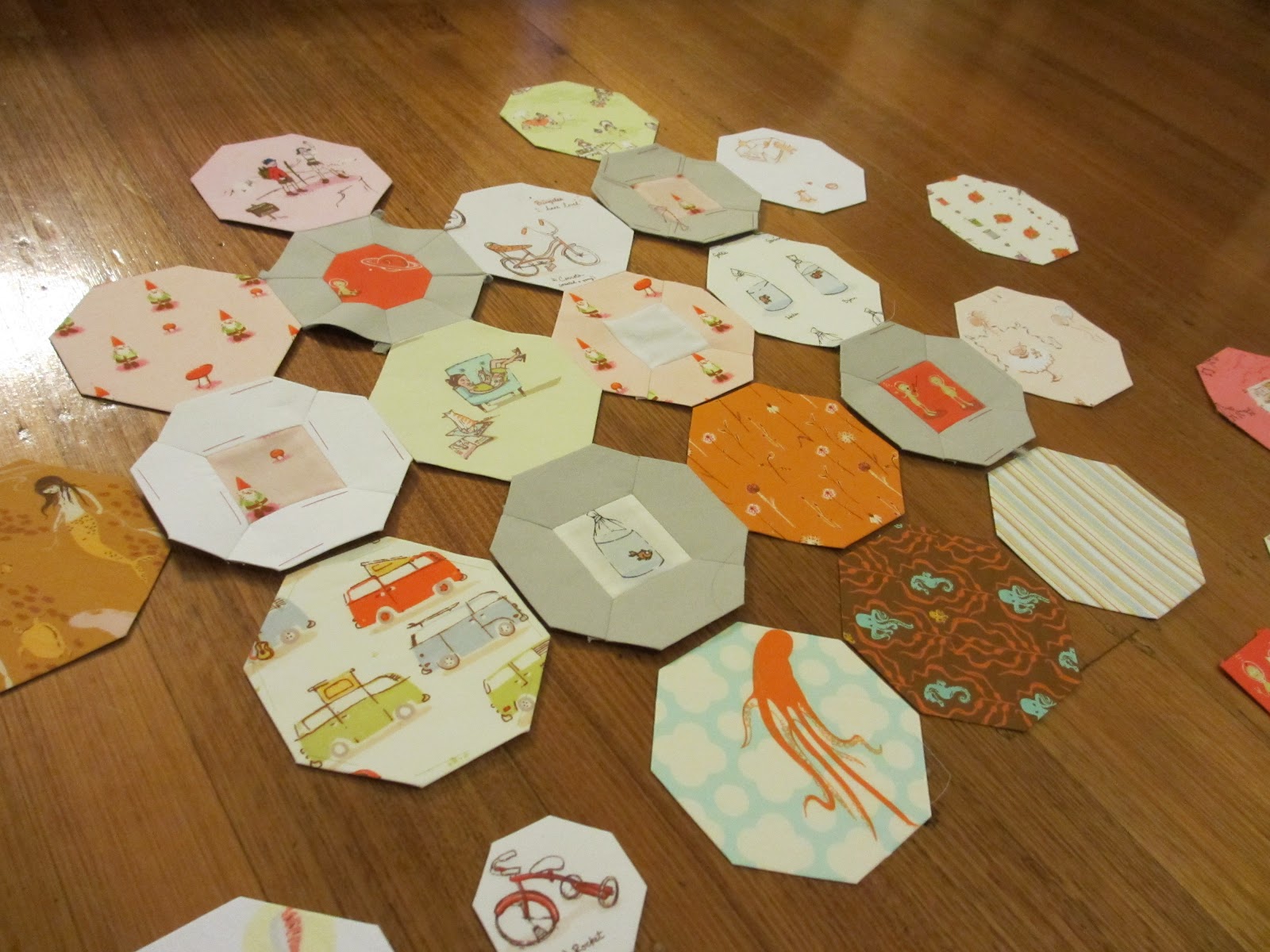 HandmadeRetro: ...paper pieced octagons