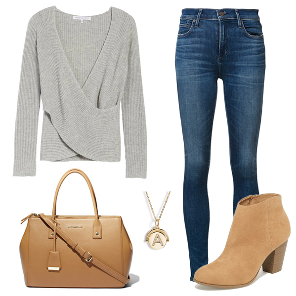 Daily Style Finds: Beige & Grey Fall Outfit for Less