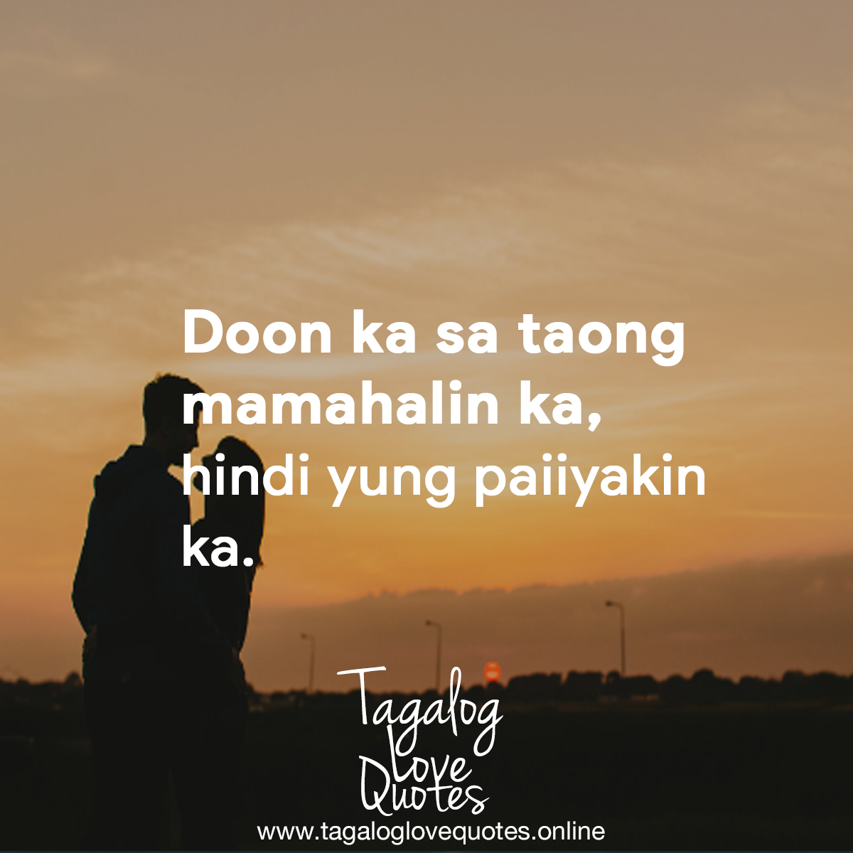 Doon ka sa taong mamahalin ka