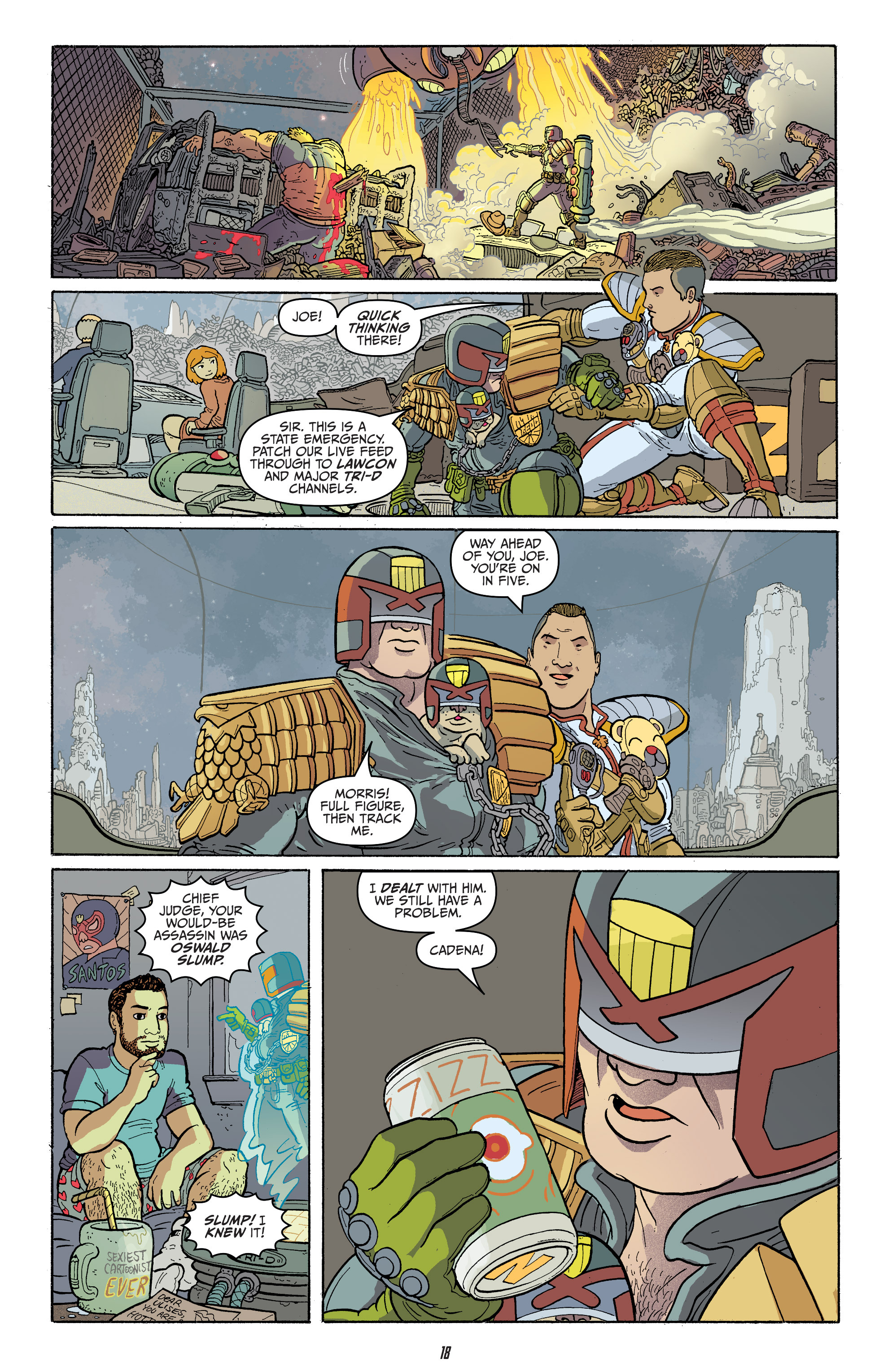 Read online Judge Dredd: Mega-City Two comic -  Issue #5 - 19