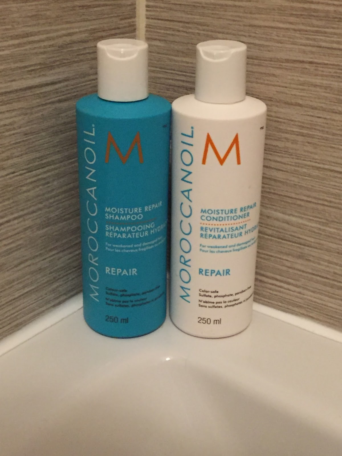 Moroccan Oil Moisture Repair Shampoo and Conditioner Review Amber Howe