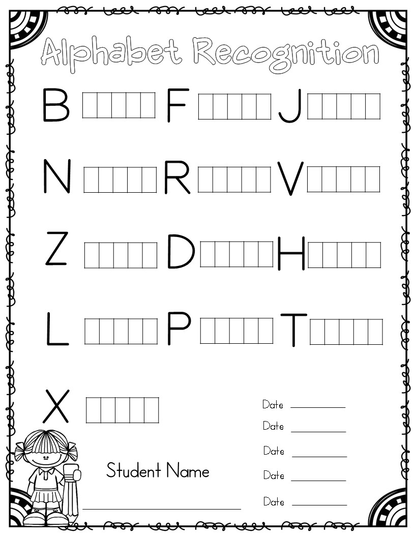 First Week Of School Literacy And Math Activities For Kindergarten