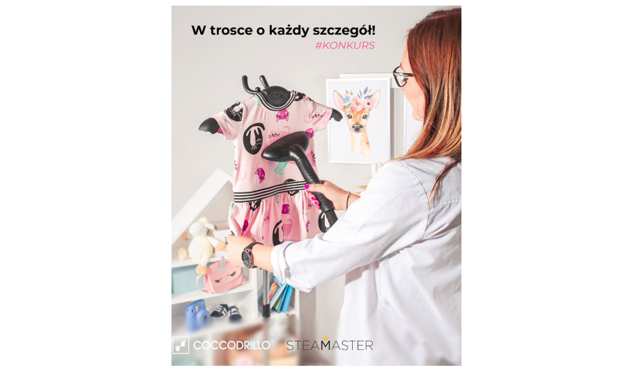 Wygraj Prasowacz Parowy EM-101 różowy Konkurs