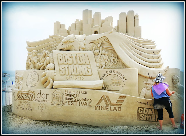 Revere Beach National Sand Sculpting Festival: Boston Strong