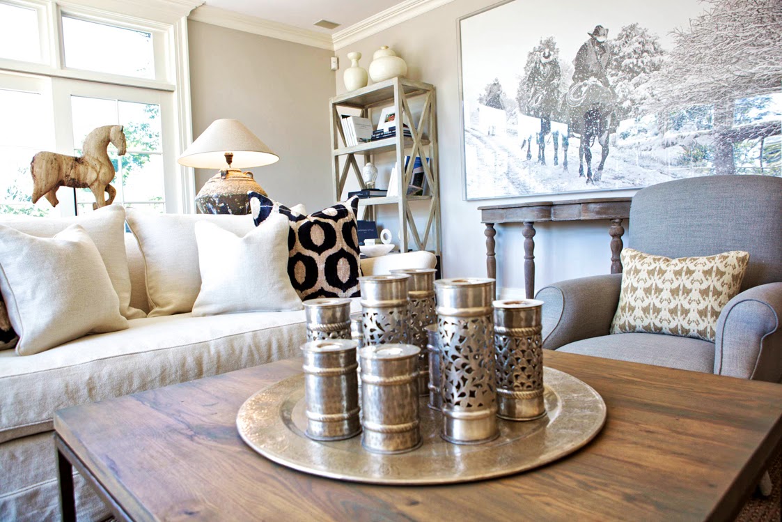 Glam Living Room Decor Modern House