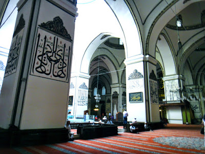 Inside the Grand Mosque of Bursa Turkey Selcuk