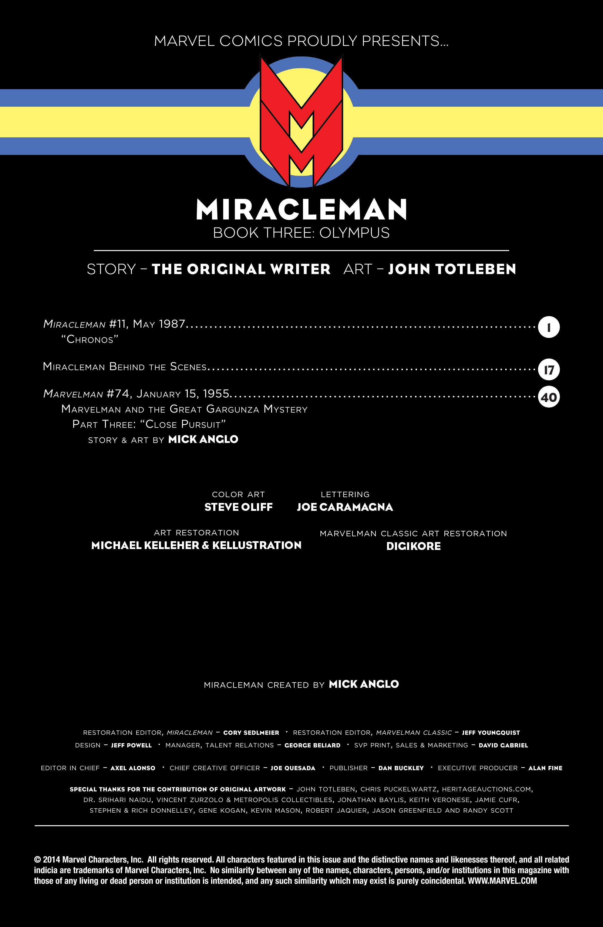 Read online Miracleman comic -  Issue #11 - 2