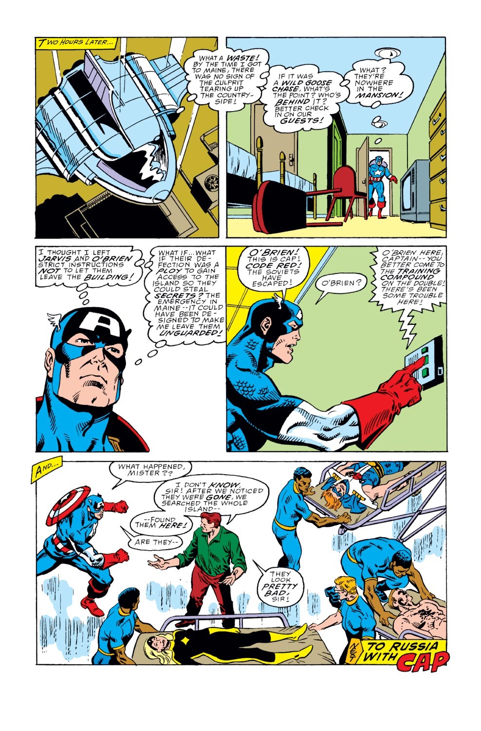 Read online Captain America (1968) comic -  Issue #352 - 22