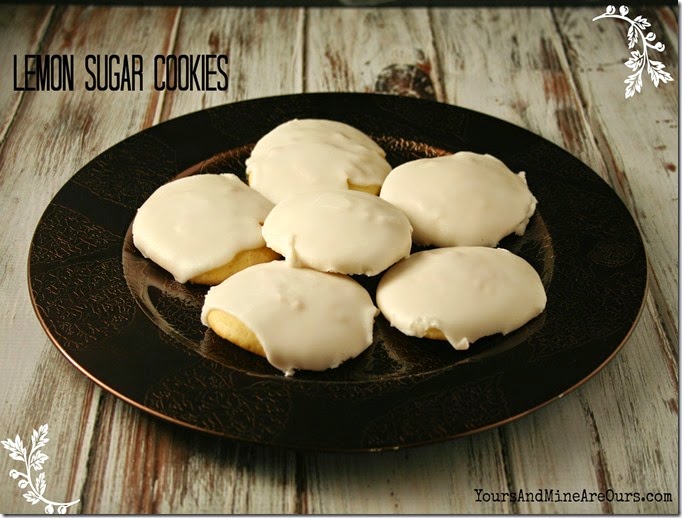 Iced Lemon Sugar Cookies | by Yours And Mine Are Ours