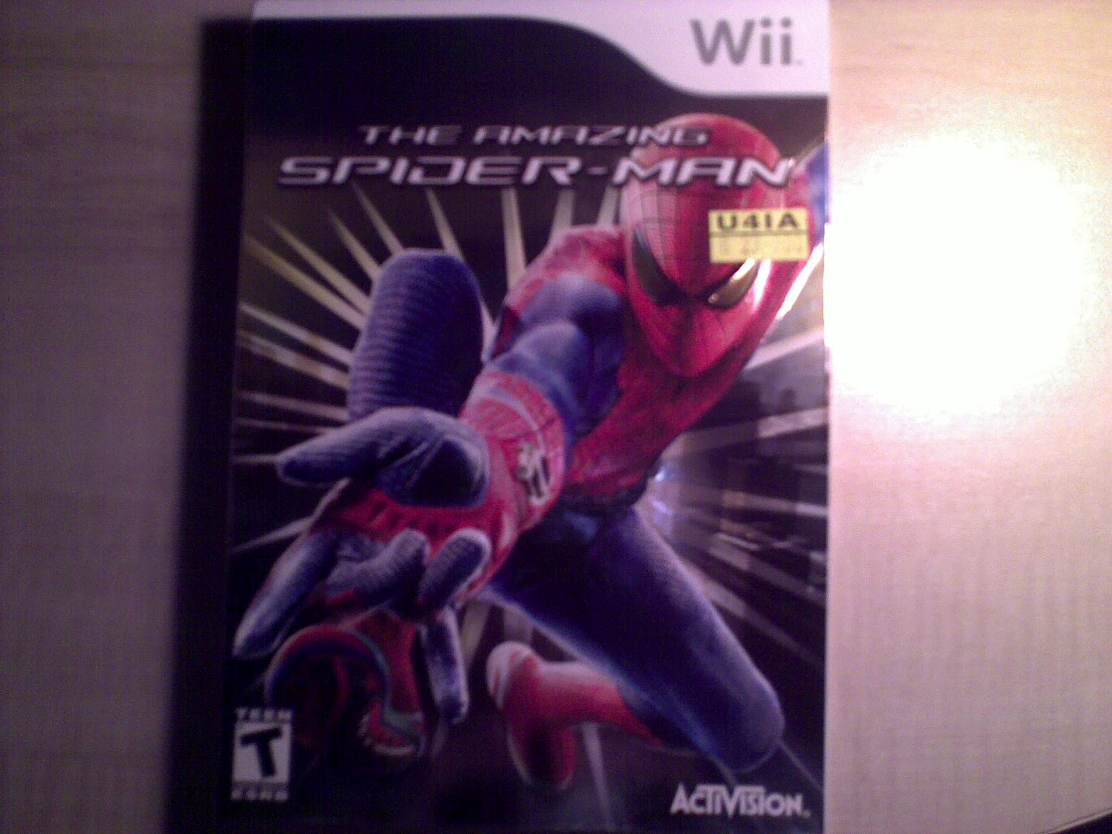 CyberSpace: The Amazing Spiderman WII (NTSE) Cover